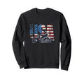 Motorcycle Usa Motorcycle Sweatshirt - Fun Novelty Design for Adults - T-Shirt, Sweatshirt, Hoodie