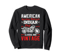 Old Biker American Motorcycle Sweatshirt - Aesthetic Graphic Unisex - T-Shirt, Sweatshirt, Hoodie