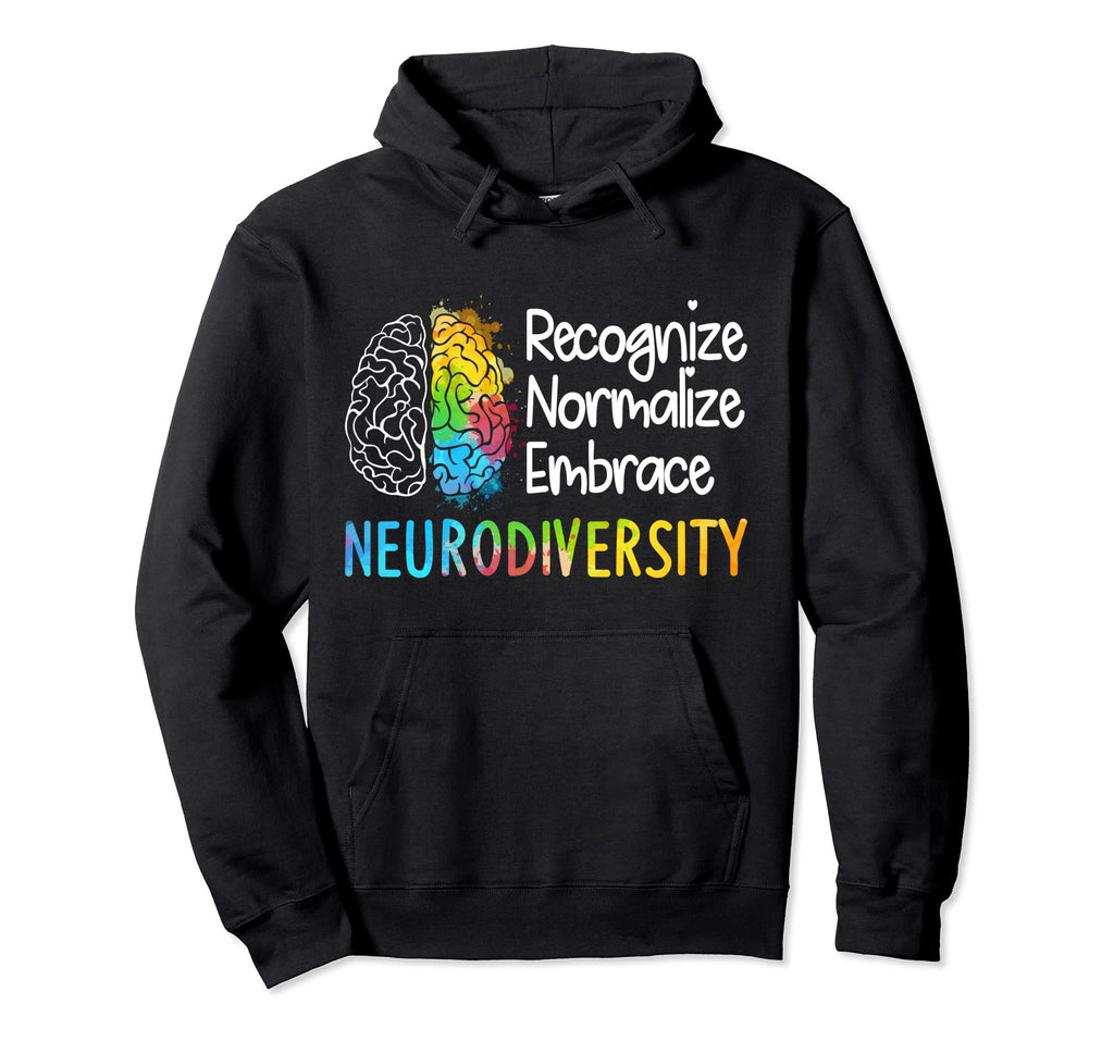 Neurodiversity Autism Spectrum Asd Hoodie - Fun Novelty Design Men Women - T-Shirt, Sweatshirt, Hoodie