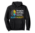 Neurodiversity Autism Spectrum Asd Hoodie - Fun Novelty Design Men Women - T-Shirt, Sweatshirt, Hoodie