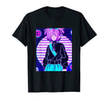 Pastel Aesthetic Anime Synthwave Sad T-Shirt - Custom Art Print for Adults - T-Shirt, Sweatshirt, Hoodie