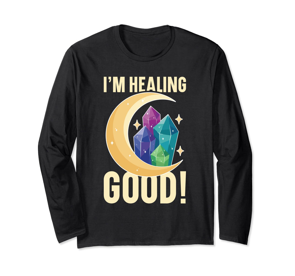 Crystal Healing Sage Crystal Reiki T-Shirt - Fun Novelty Design Unisex - T-Shirt, Sweatshirt, Hoodie