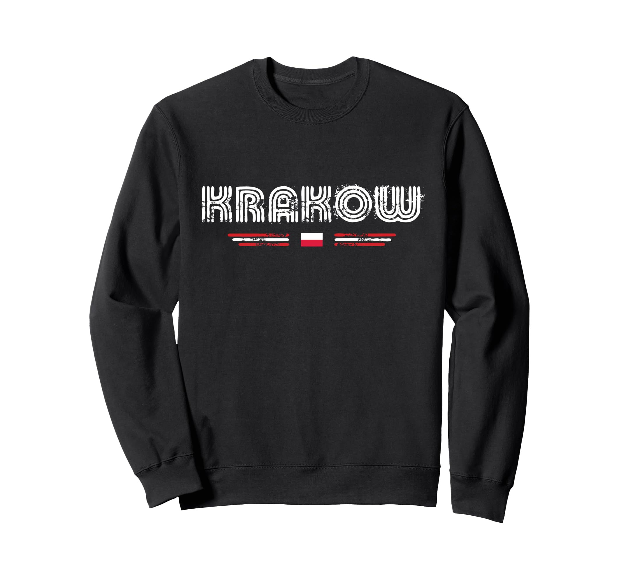 Krakow Poland 70S 80S Type Sweatshirt - Casual Everyday Wear for Adults - T-Shirt, Sweatshirt, Hoodie