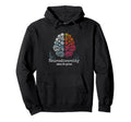 Colorful Rainbow Brain Neurodiversity Hoodie - Fun Novelty Design Unisex - T-Shirt, Sweatshirt, Hoodie