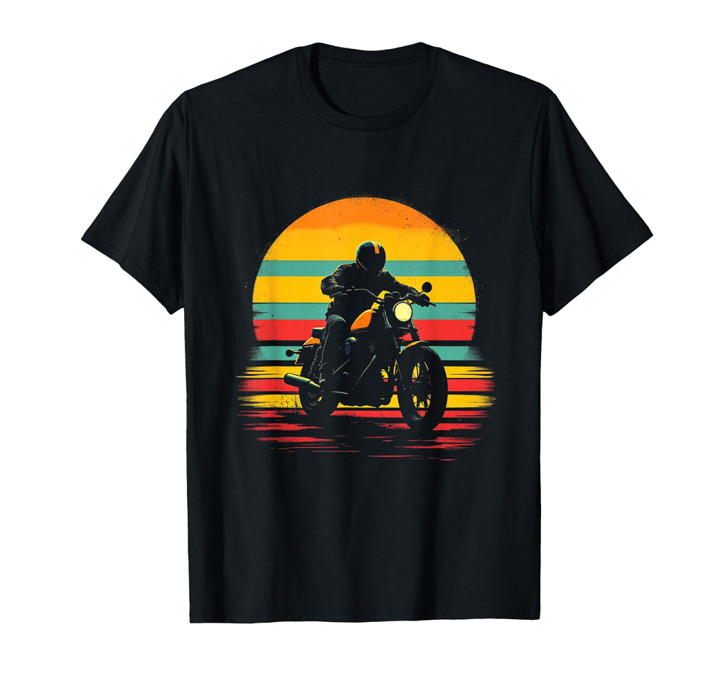 Motorcycle Silhouette T-Shirt - Trendy Graphic Unisex - T-Shirt, Sweatshirt, Hoodie