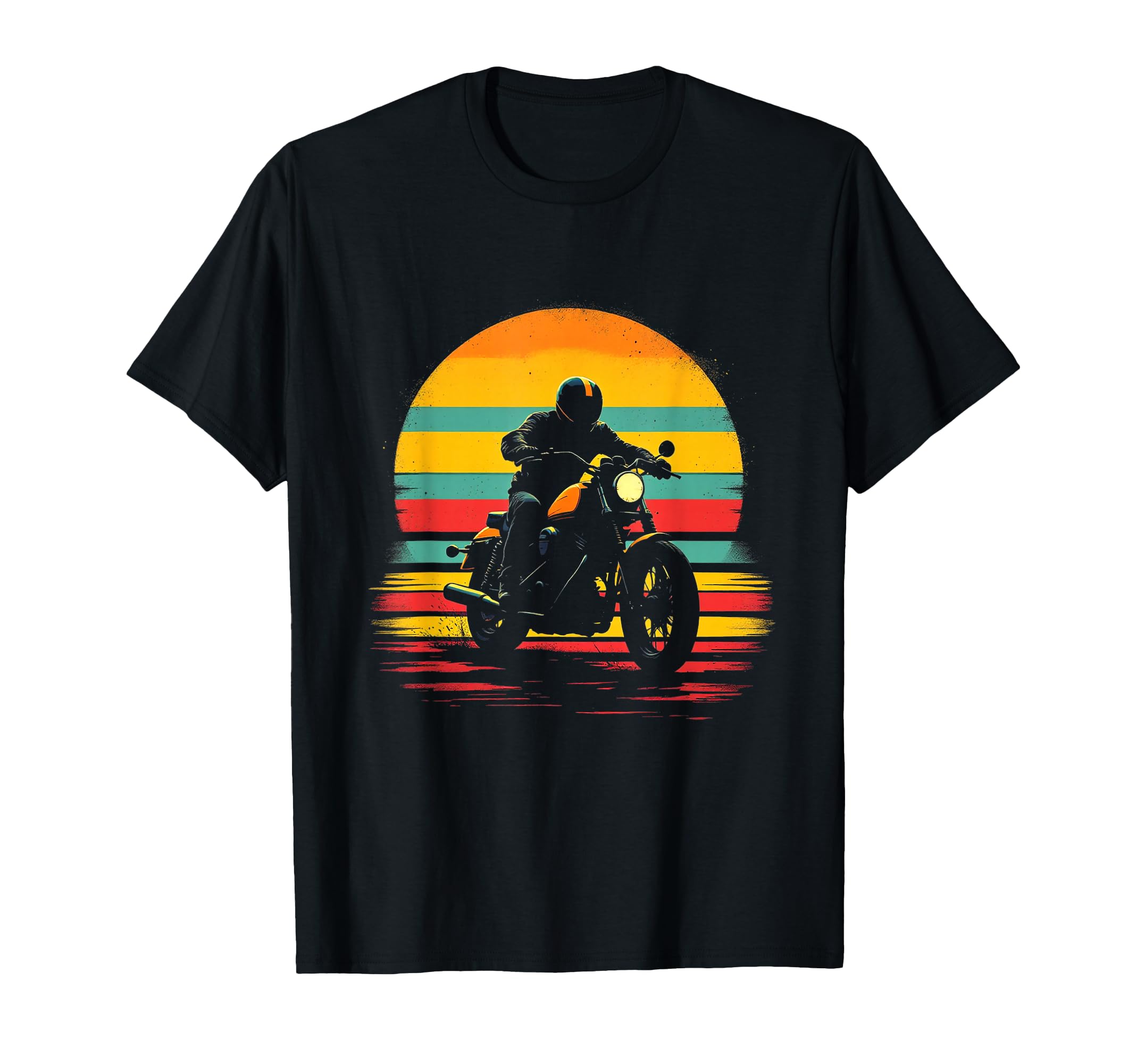 Motorcycle Silhouette T-Shirt - Trendy Graphic Unisex - T-Shirt, Sweatshirt, Hoodie