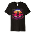 Synthwave Pirate Ship Retrowave T-Shirt - Minimalist Print for Adults - T-Shirt, Sweatshirt, Hoodie