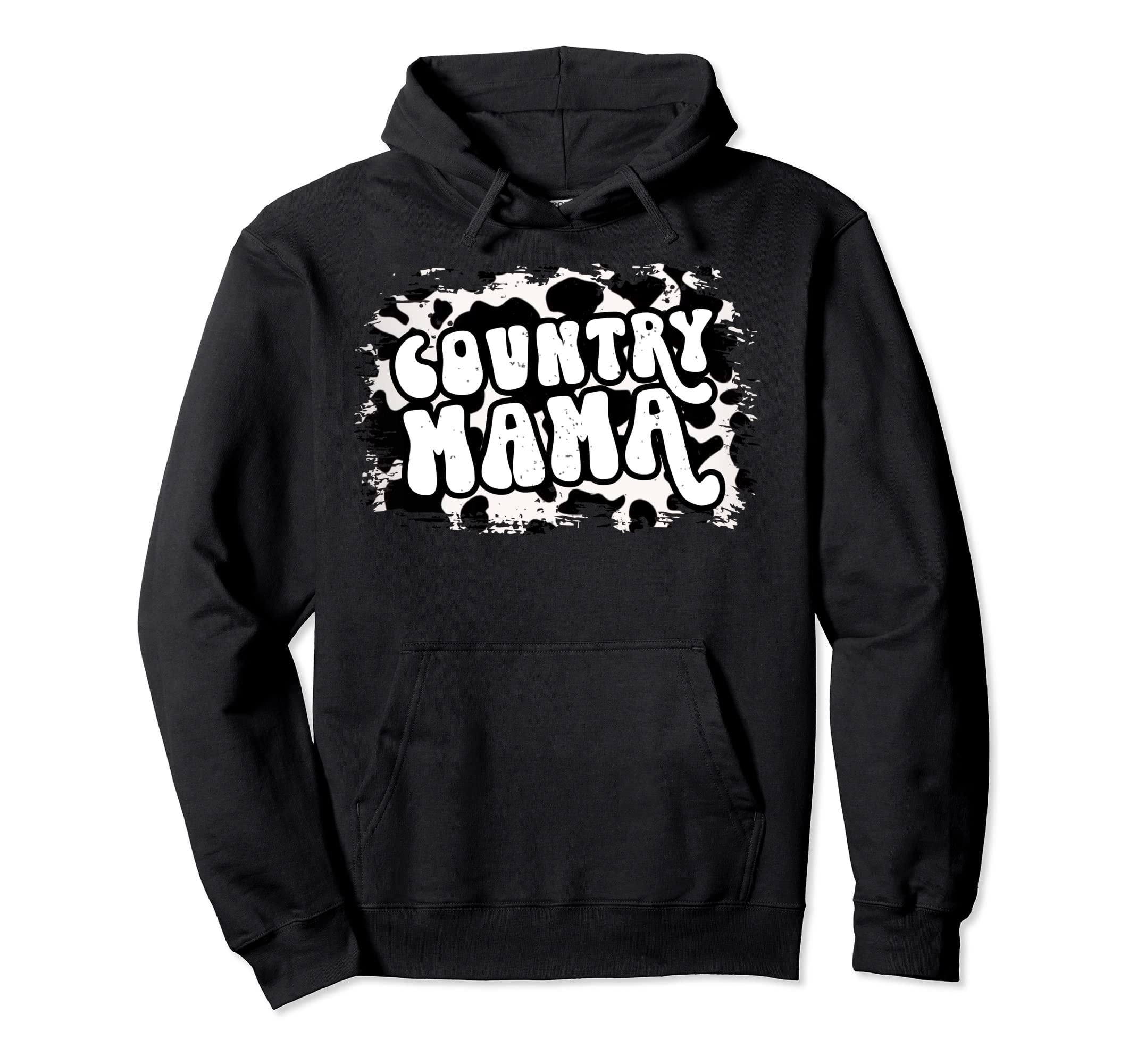 Cowboy Cowgirl Country Mama Cow Western Hoodie - Custom Art Print Unisex - T-Shirt, Sweatshirt, Hoodie