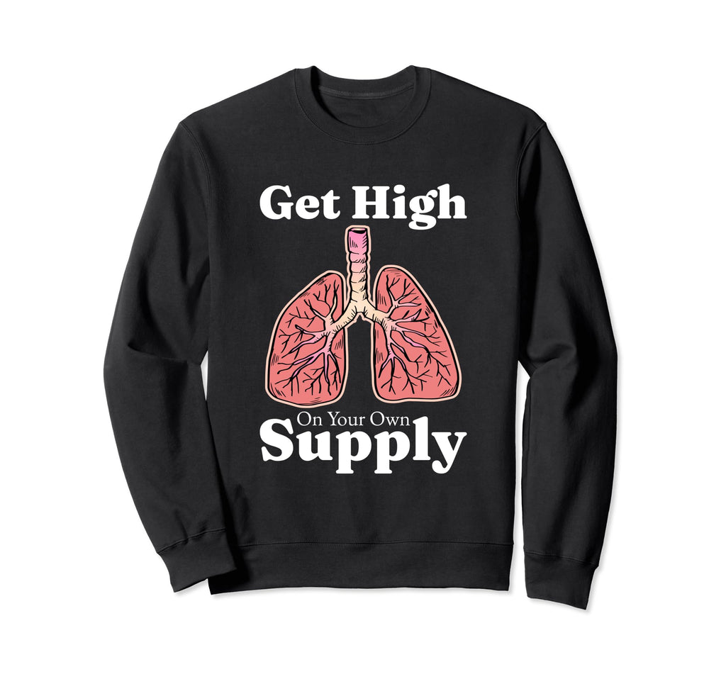 Deep Mindful Breathing Yoga Yogi Sweatshirt - Custom Art Print for Adults - T-Shirt, Sweatshirt, Hoodie
