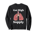 Deep Mindful Breathing Yoga Yogi Sweatshirt - Custom Art Print for Adults - T-Shirt, Sweatshirt, Hoodie