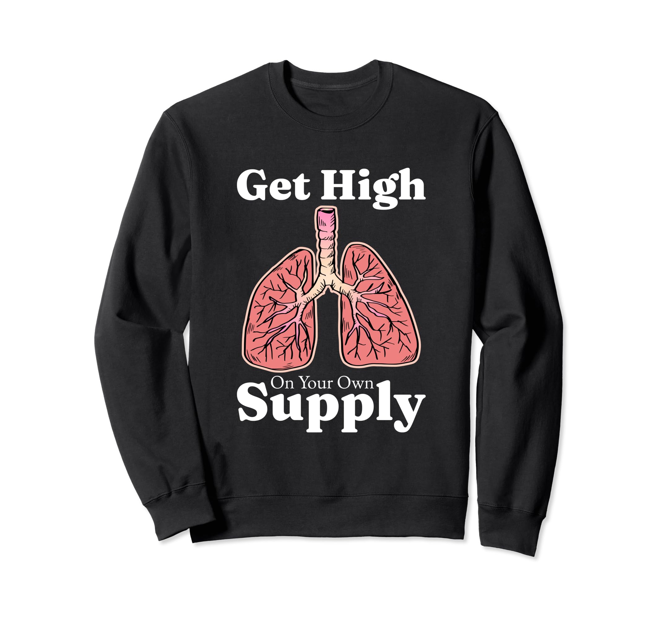 Deep Mindful Breathing Yoga Yogi Sweatshirt - Custom Art Print for Adults - T-Shirt, Sweatshirt, Hoodie