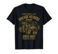 Speed Shop Hotrod Car Distressed T-Shirt - Fun Novelty Design for Adults - T-Shirt, Sweatshirt, Hoodie