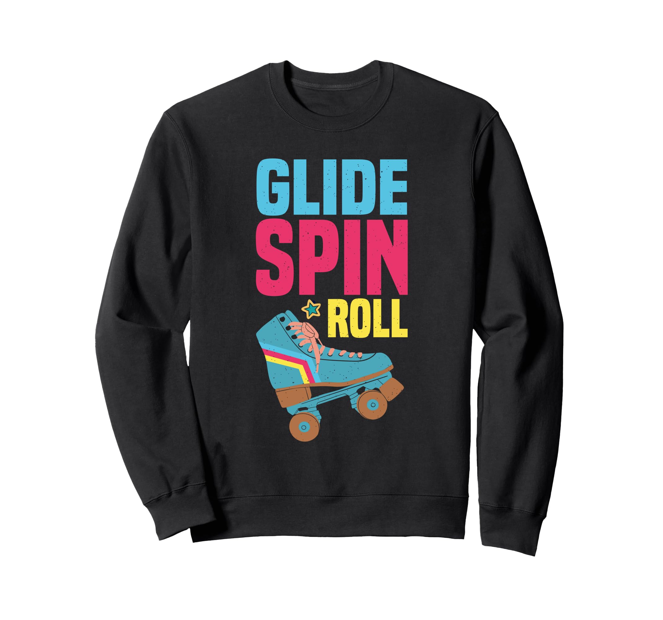 Roller Skating Roller Skates Sweatshirt - Unique Graphic Men Women - T-Shirt, Sweatshirt, Hoodie