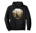 Bigfoot Dirt Bike Motocross Funny Hoodie - Custom Art Print Unisex - T-Shirt, Sweatshirt, Hoodie