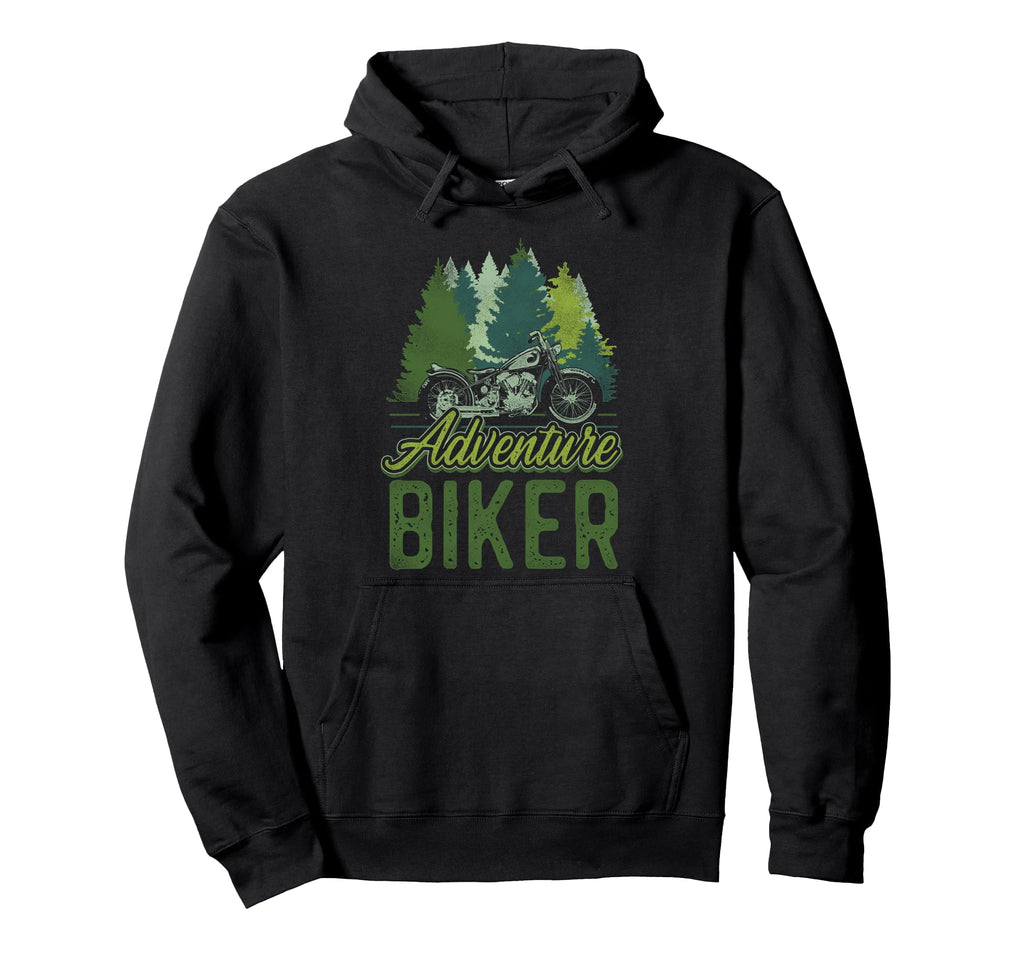 Motorcycle Biker Adventure Biker Hoodie - Unique Graphic Men Women - T-Shirt, Sweatshirt, Hoodie