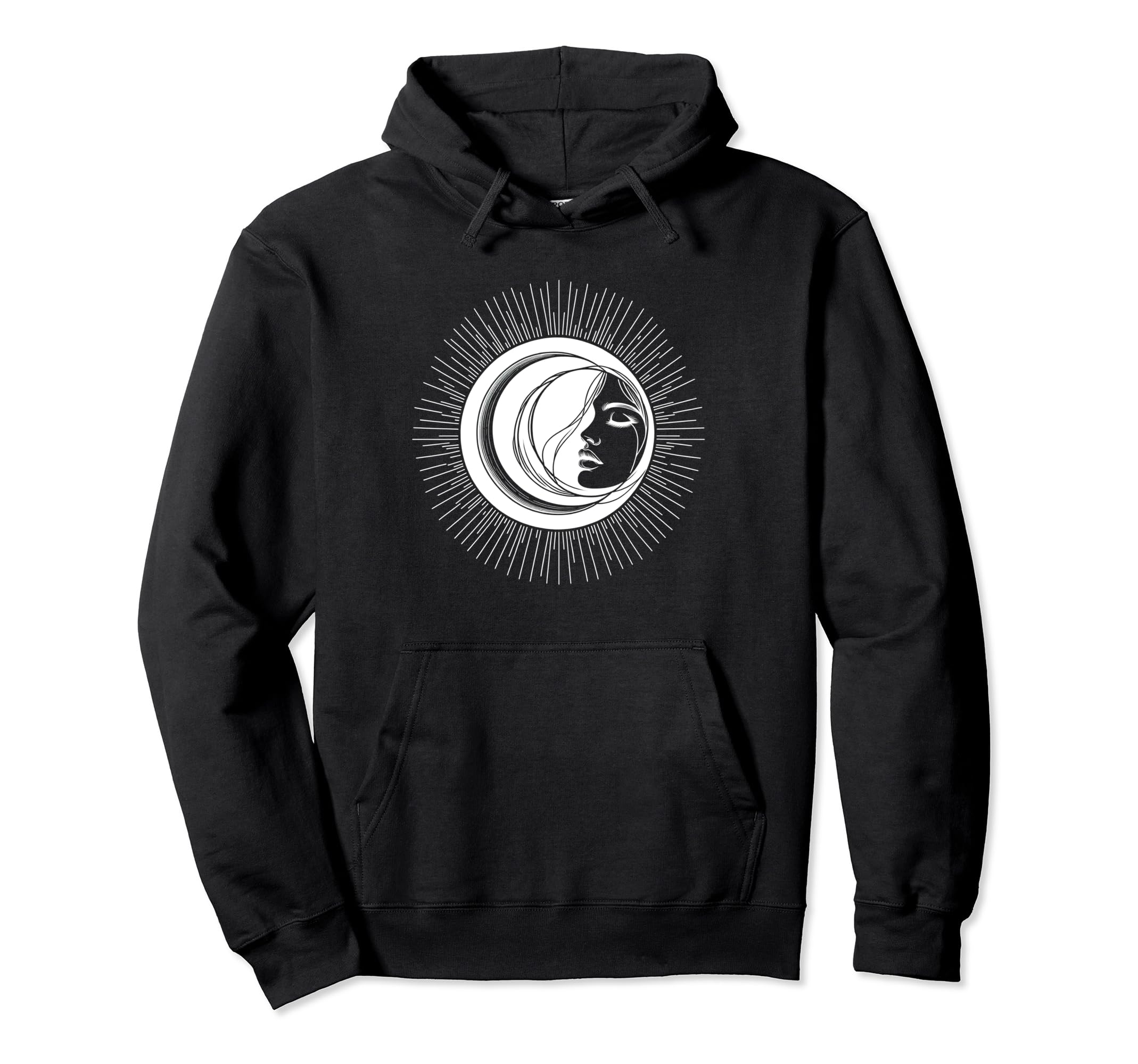 Astrology Sun Eclipse Moon Yoga Hoodie - Graphic Print Men Women - T-Shirt, Sweatshirt, Hoodie