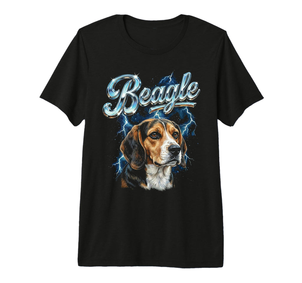 Beagle 90S Dog Lover 80S Beagle T-Shirt - Fun Novelty Design for Adults - T-Shirt, Sweatshirt, Hoodie