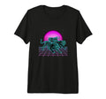 Three Running Tigers Retrowave T-Shirt - Aesthetic Graphic for Adults - T-Shirt, Sweatshirt, Hoodie