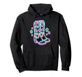Cowboy Boots Stars Western Hoodie - Fun Novelty Design for Adults - T-Shirt, Sweatshirt, Hoodie