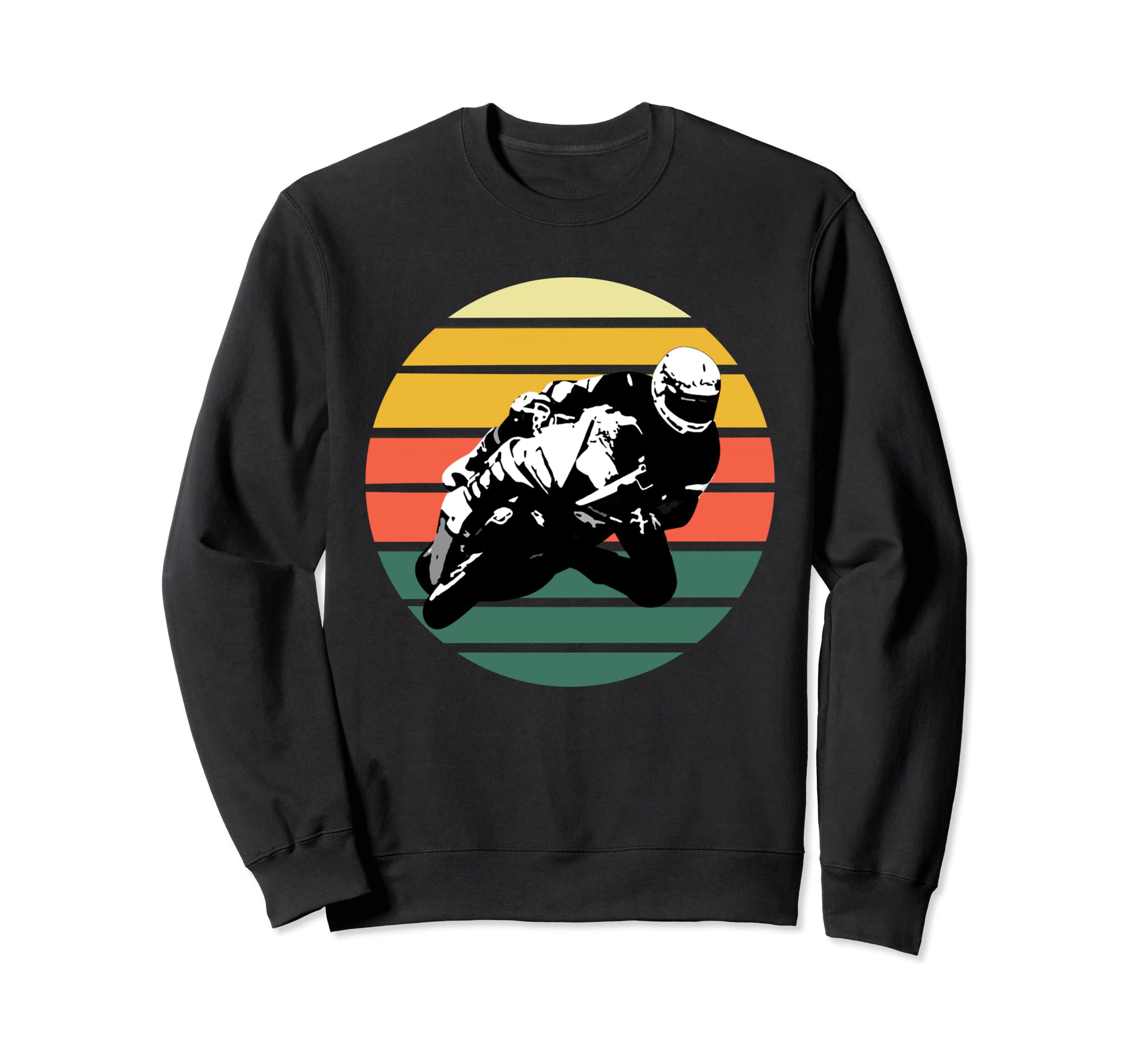 Biker Motorcycle Silhouette Sweatshirt - Novelty Apparel Unisex - T-Shirt, Sweatshirt, Hoodie