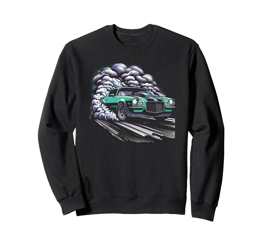 Muscle Car 60S 70S Car Lover Sweatshirt - Fun Novelty Design Unisex - T-Shirt, Sweatshirt, Hoodie