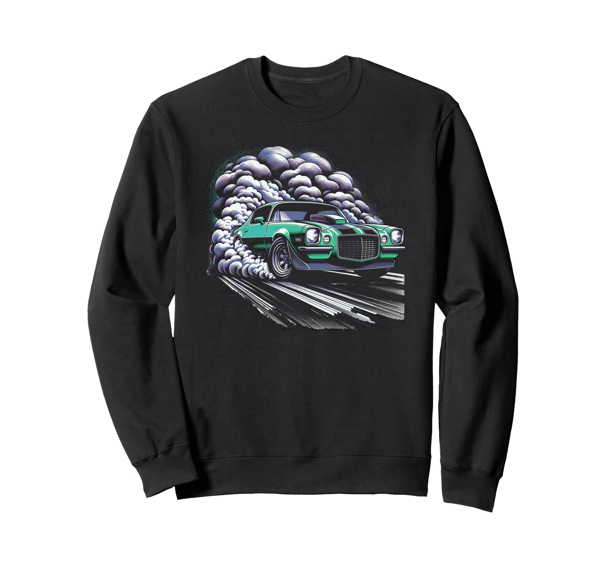 Muscle Car 60S 70S Car Lover Sweatshirt - Fun Novelty Design Unisex - T-Shirt, Sweatshirt, Hoodie
