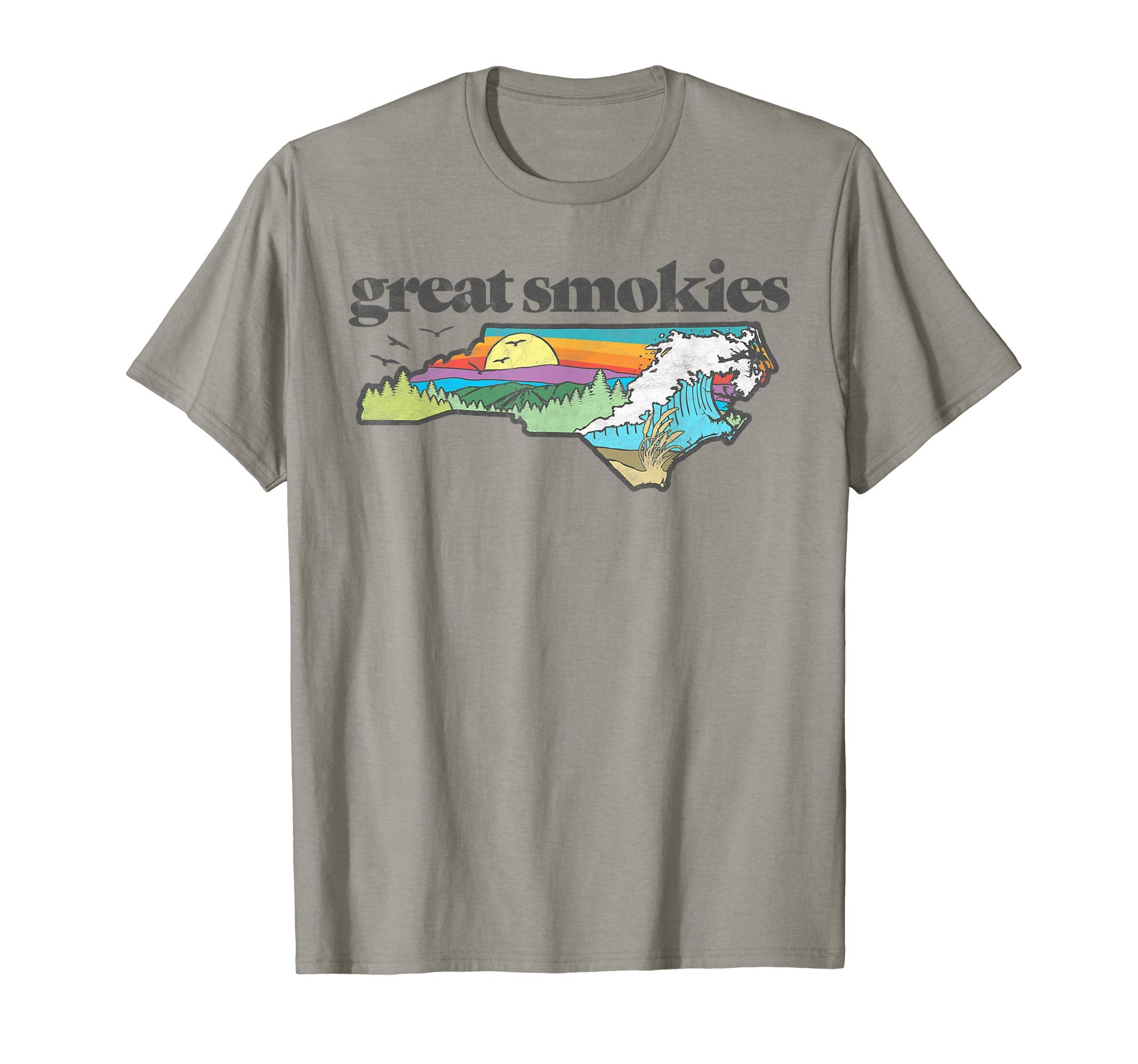 Great Smokies North Carolina T-Shirt - Casual Everyday Wear Men Women - T-Shirt, Sweatshirt, Hoodie