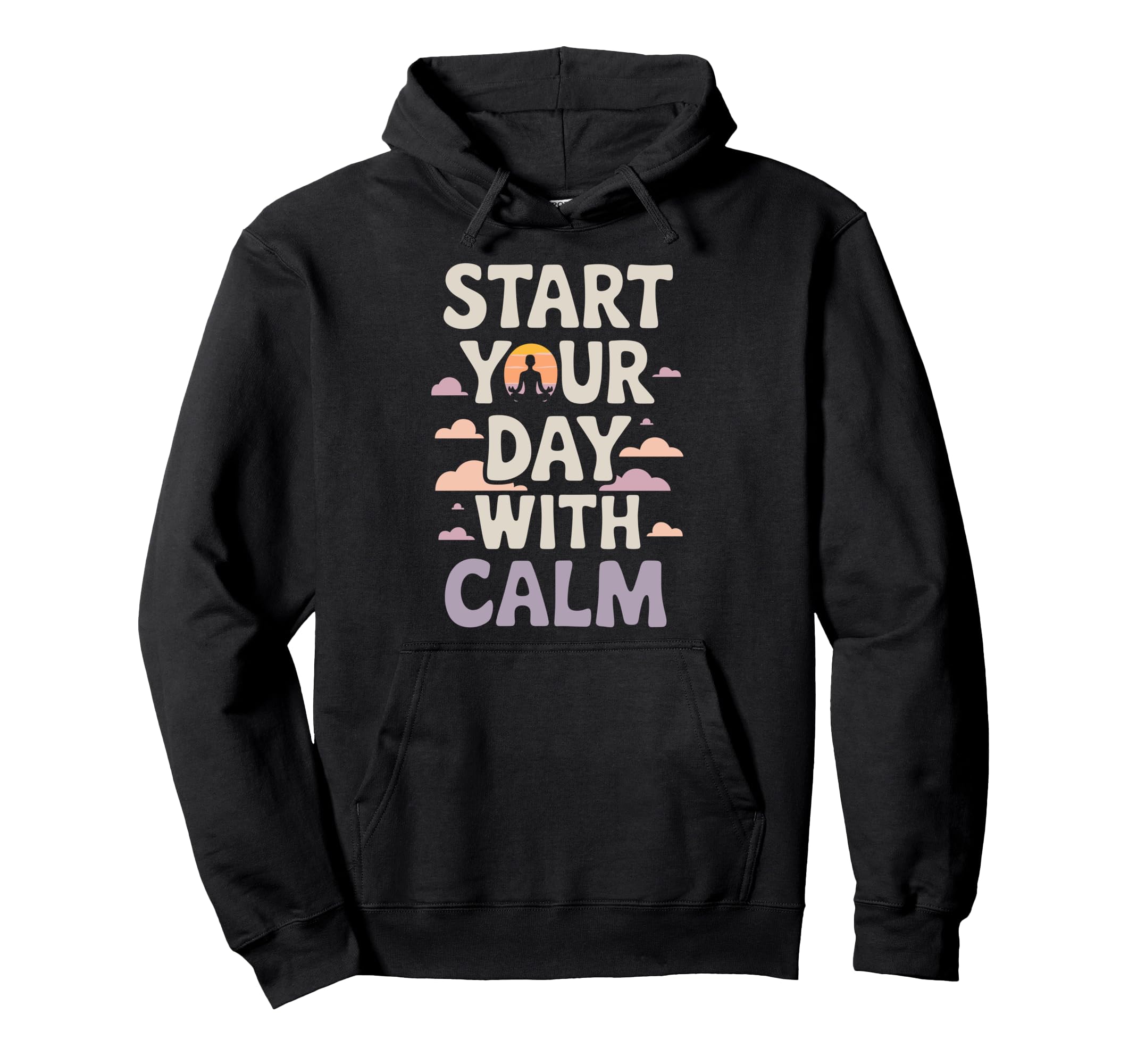 Morning Routine Peaceful Mornings Self Hoodie - Custom Art Print Unisex - T-Shirt, Sweatshirt, Hoodie