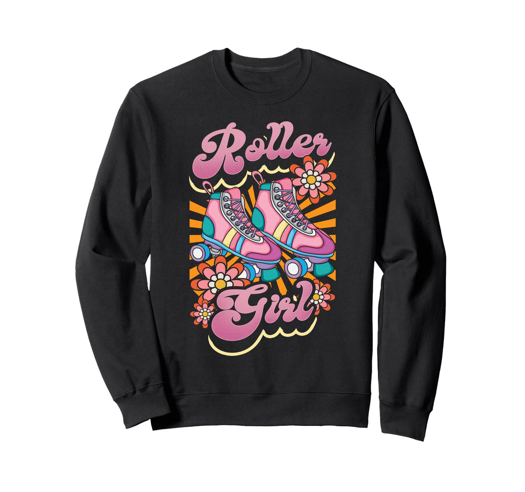 Roller Skating Skate 1970S Roller Sweatshirt - Unique Graphic Men Women - T-Shirt, Sweatshirt, Hoodie