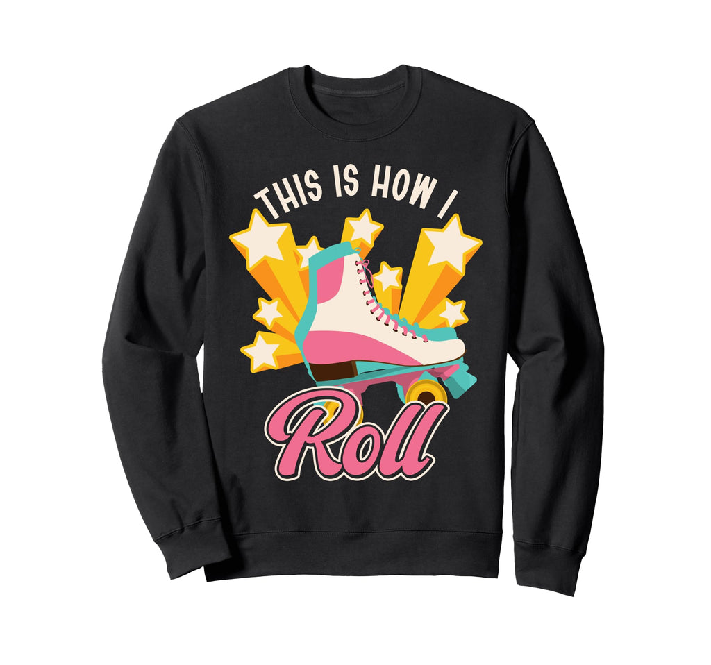 Roller Skating Skate 1970S This Is Sweatshirt - Minimalist Print Unisex - T-Shirt, Sweatshirt, Hoodie