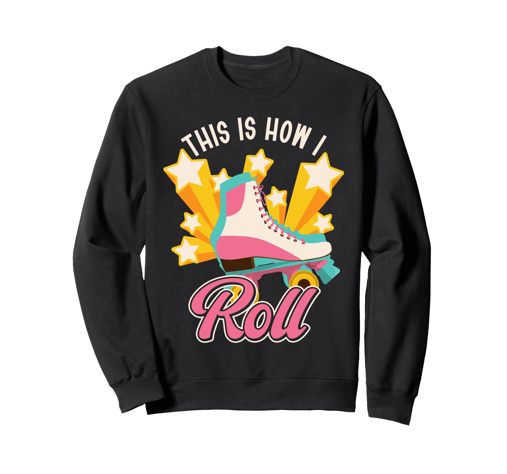 Roller Skating Skate 1970S This Is Sweatshirt - Minimalist Print Unisex - T-Shirt, Sweatshirt, Hoodie