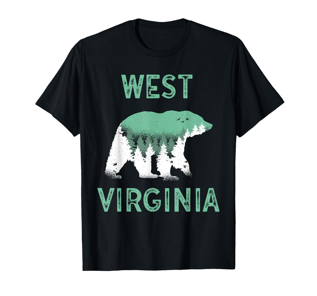 West Virginia Mountains Wv Bears T-Shirt - Aesthetic Graphic for Adults - T-Shirt, Sweatshirt, Hoodie
