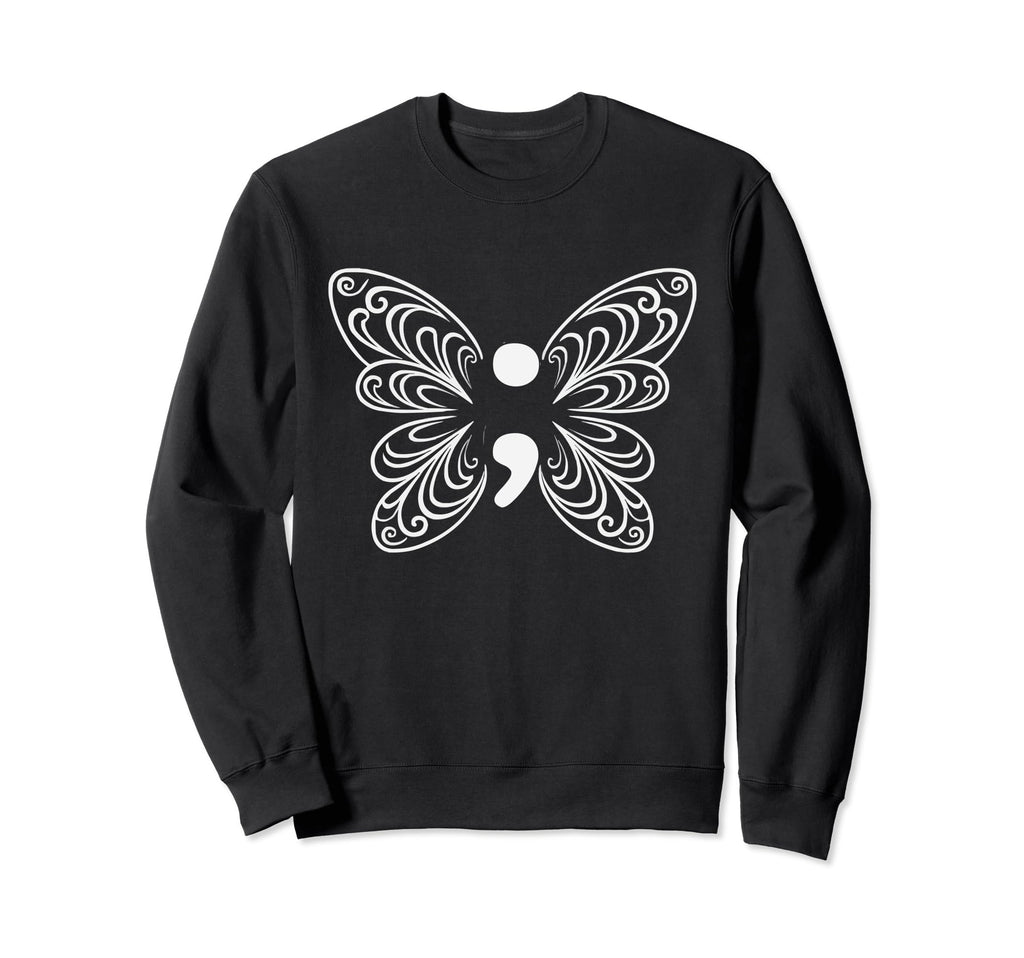Suicide Awareness Depression Anxiety Sweatshirt - Minimalist Print Unisex - T-Shirt, Sweatshirt, Hoodie
