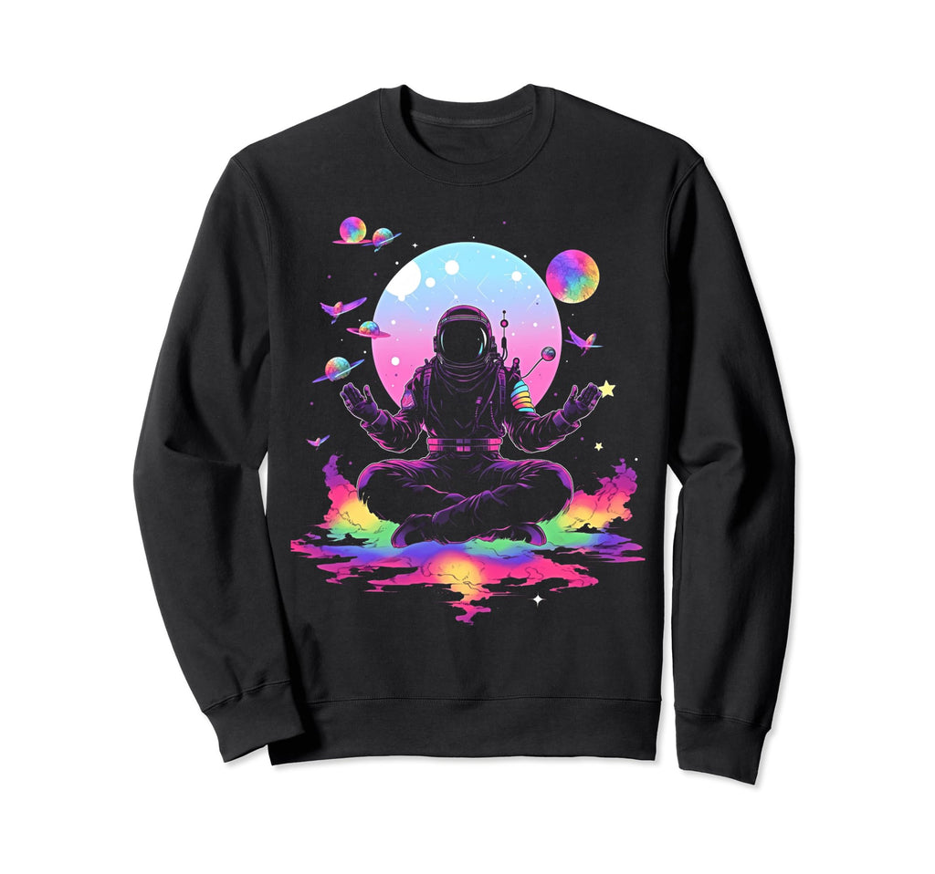 Synthwave Astronaut Cyberpunk 80S Sci Sweatshirt - Streetwear Style Unisex - T-Shirt, Sweatshirt, Hoodie