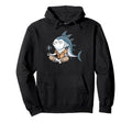 Meditation Tuna Yoga Pose Relaxing Hoodie - Fun Novelty Design for Adults - T-Shirt, Sweatshirt, Hoodie