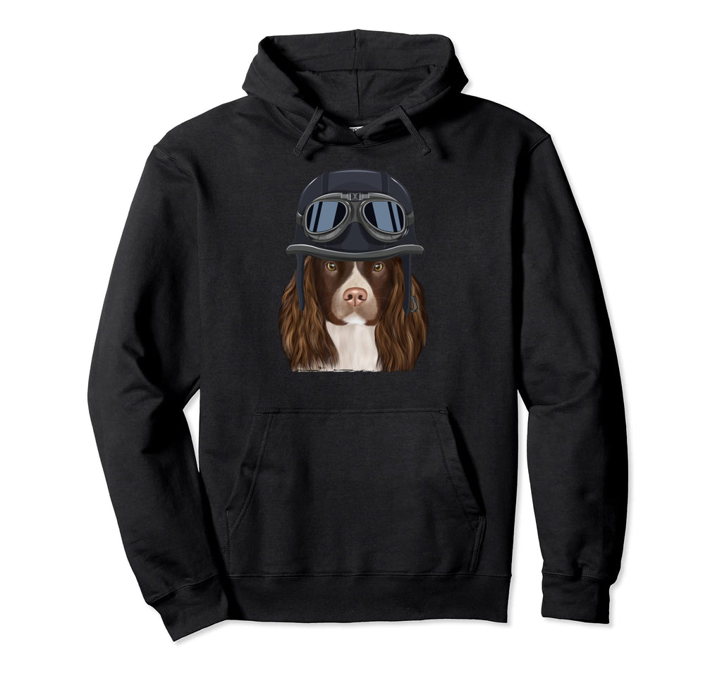 Funny Motorcycle Helmet English Hoodie - Streetwear Style Men Women - T-Shirt, Sweatshirt, Hoodie