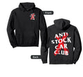 Jdm Goods Anti Stock Car Club Canceled Red Hoodie - Graphic Print Unisex - T-Shirt, Sweatshirt, Hoodie