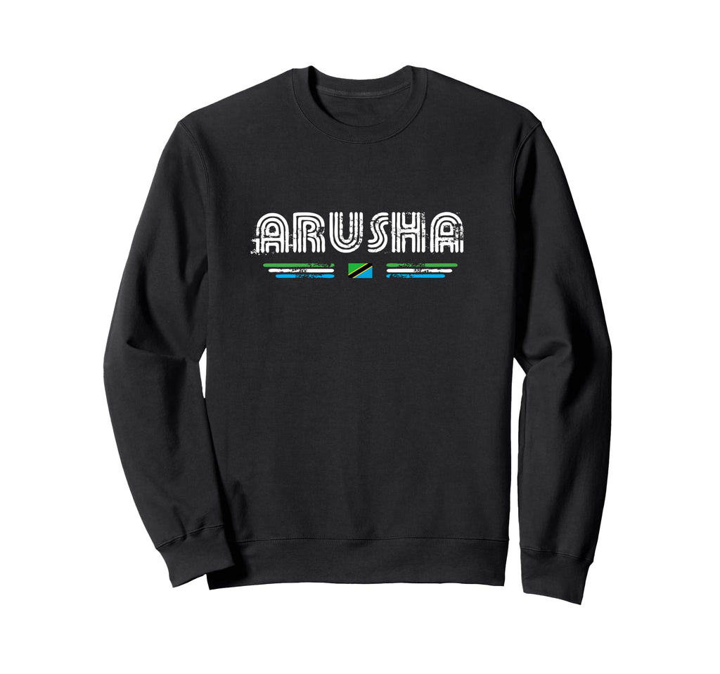 Arusha Tanzania 70S 80S Type Sweatshirt - Aesthetic Graphic for Adults - T-Shirt, Sweatshirt, Hoodie