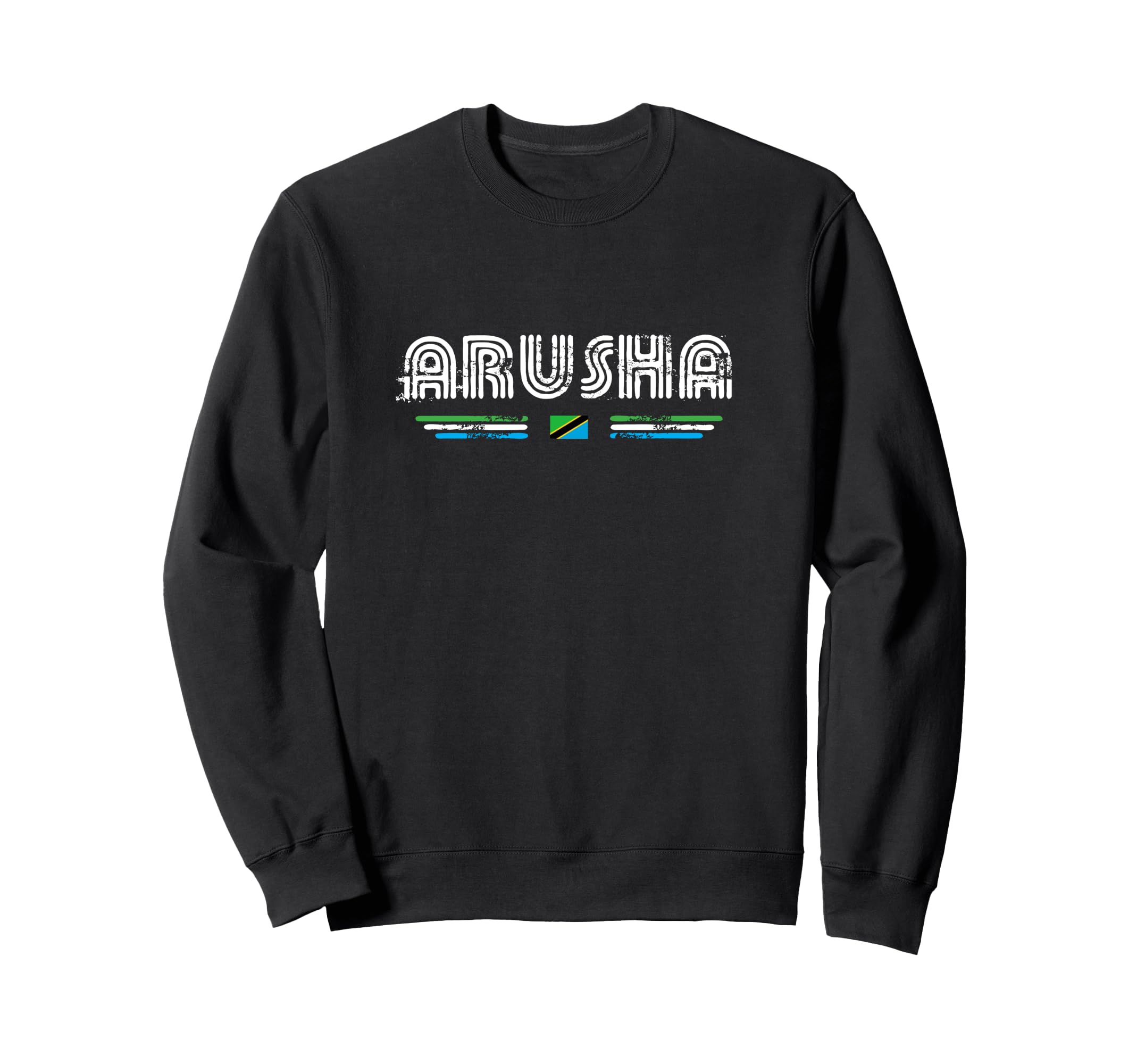 Arusha Tanzania 70S 80S Type Sweatshirt - Aesthetic Graphic for Adults - T-Shirt, Sweatshirt, Hoodie