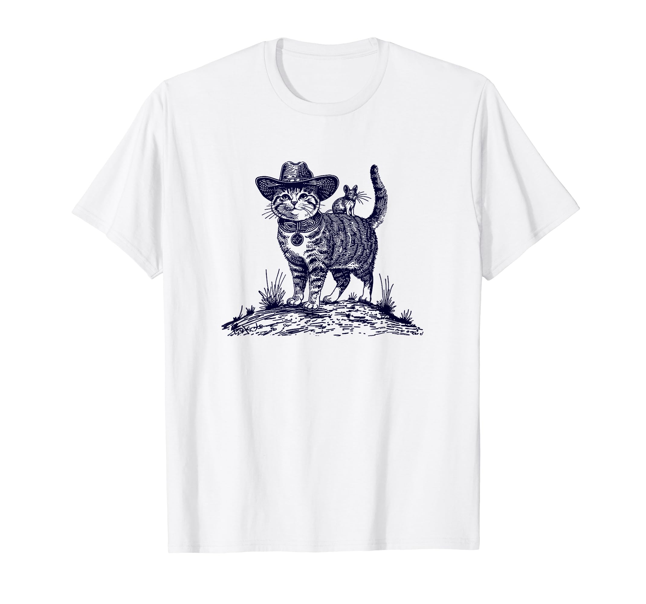 Meowdy Funny Country Music Cat Cowgirl T-Shirt - Aesthetic Graphic Unisex - T-Shirt, Sweatshirt, Hoodie
