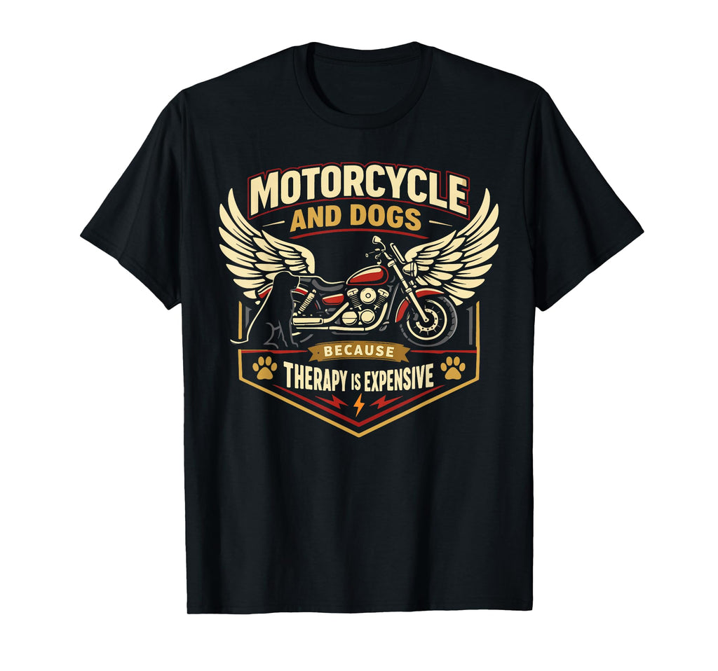 Motorcycle Biker Dog Motorcycle And T-Shirt - Streetwear Style Men Women - T-Shirt, Sweatshirt, Hoodie