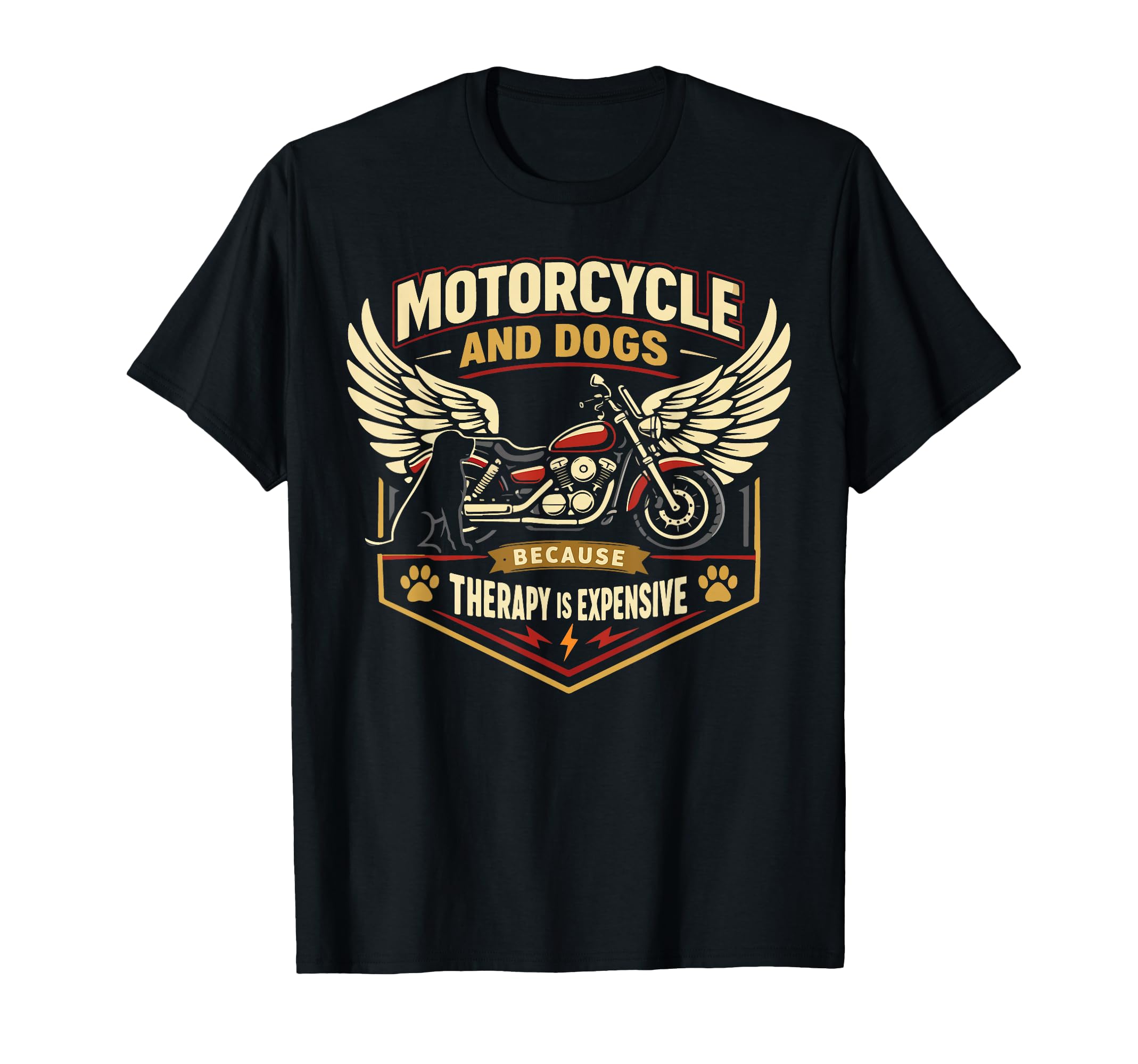 Motorcycle Biker Dog Motorcycle T-Shirt - Casual Everyday Wear for Adults - T-Shirt, Sweatshirt, Hoodie