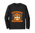 Overthinking My Overthinking Cat T-Shirt - Minimalist Print for Adults - T-Shirt, Sweatshirt, Hoodie