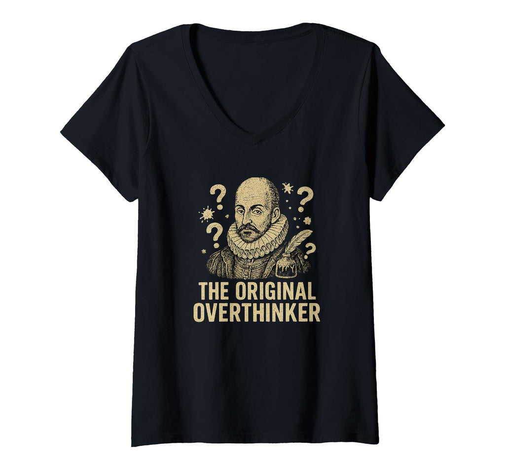 Womens Original Overthinker Philosopher T-Shirt - Graphic Print Men Women - T-Shirt, Sweatshirt, Hoodie