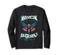 Antisocial Butterfly Funny Death Head T-Shirt - Graphic Print for Adults - T-Shirt, Sweatshirt, Hoodie