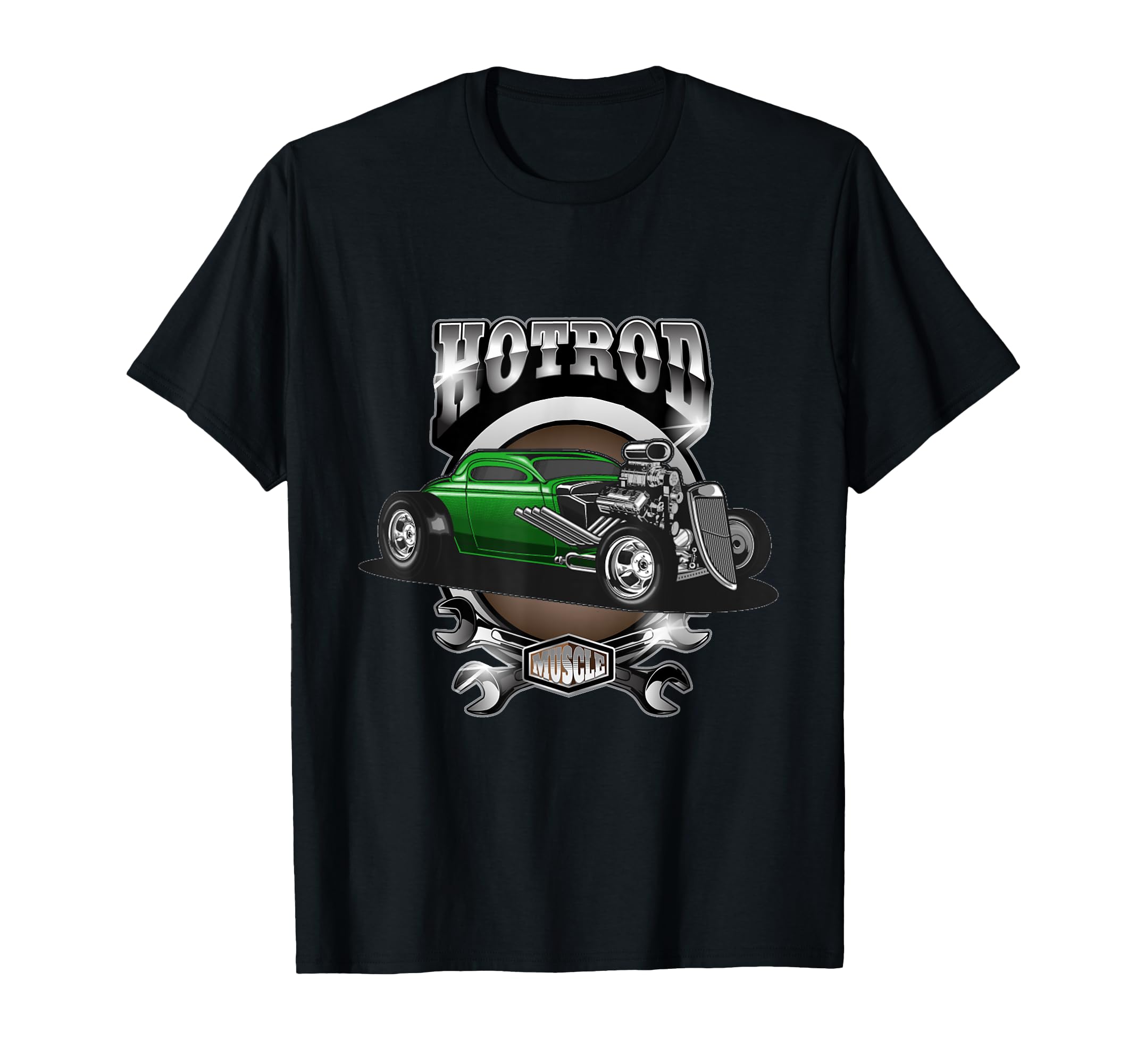 Hotrod Custom Car Enthusiasts Mens T-Shirt - Custom Art Print Men Women - T-Shirt, Sweatshirt, Hoodie