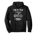 Born 1965 60Th Birthday Motorbike Hoodie - Casual Everyday Wear Unisex - T-Shirt, Sweatshirt, Hoodie