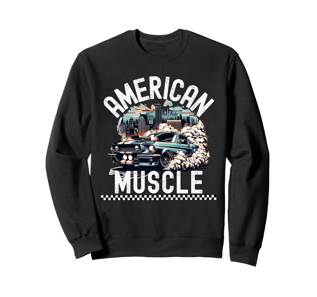 American Muscle Car Car Sweatshirt - Novelty Apparel Unisex - T-Shirt, Sweatshirt, Hoodie