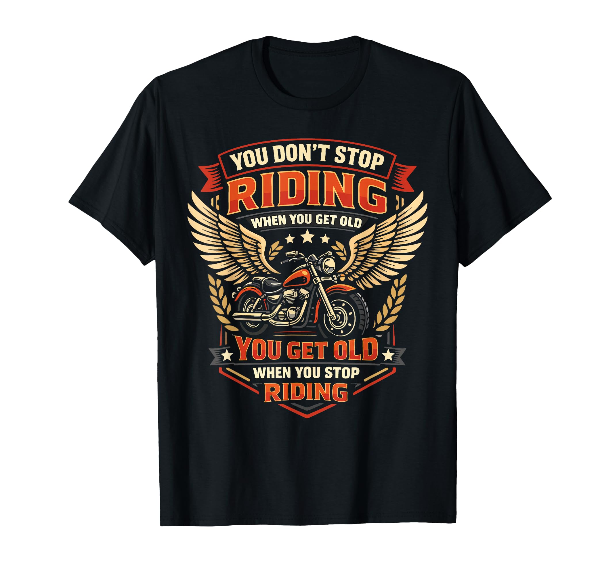 Motorcycle Biker Retired Grandpa T-Shirt - Novelty Apparel for Adults - T-Shirt, Sweatshirt, Hoodie