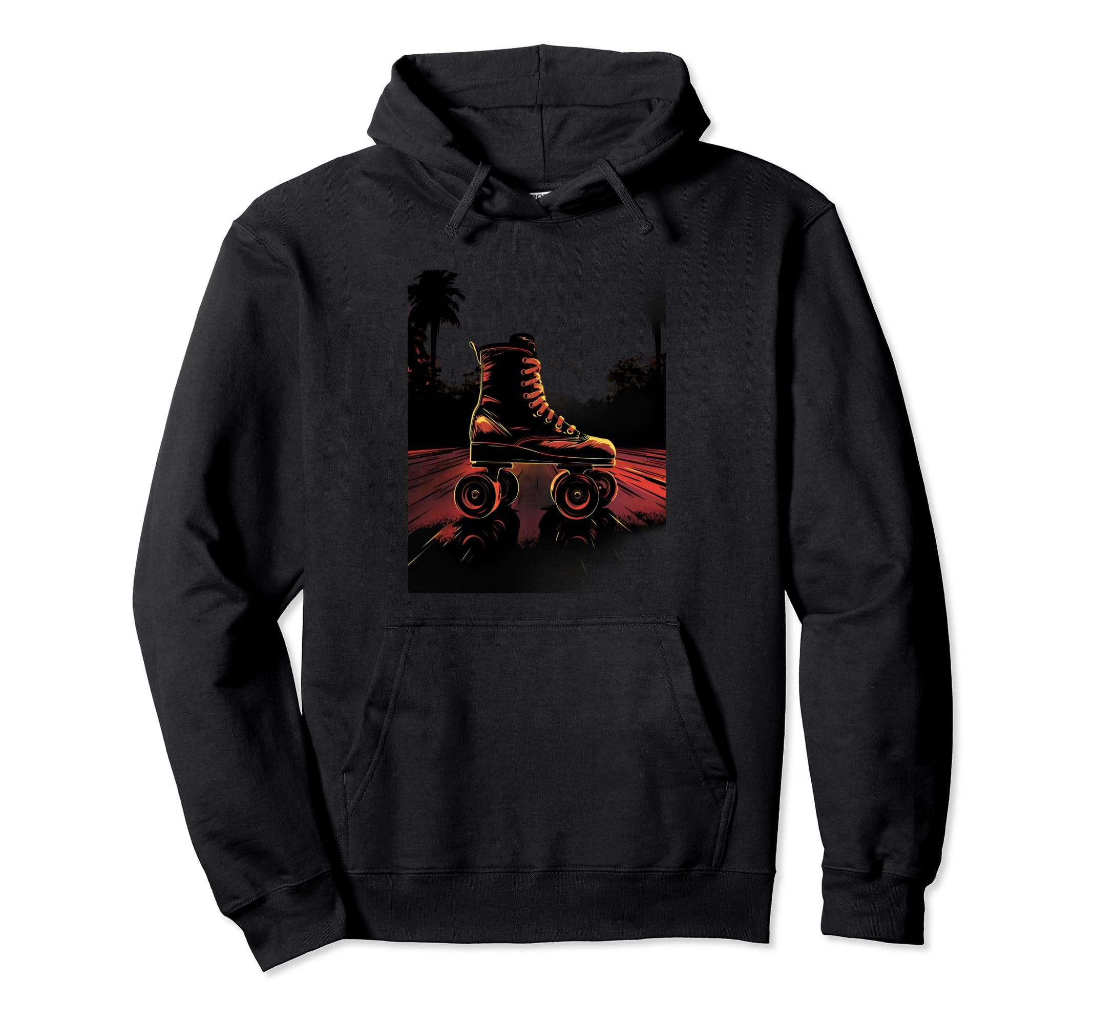 Roller Skates Roller Skating Skater 70S Hoodie - Graphic Print for Adults - T-Shirt, Sweatshirt, Hoodie